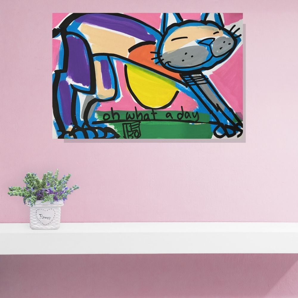Oh What A Day - Lebo Steel Mineral Print